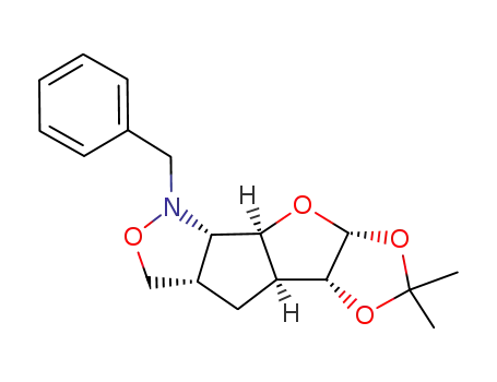 Molecular Structure of 918827-76-6 (7-benzyl-2,2-dimethyl-octahydro-1,3,6,8-tetraoxa-7-aza-dicyclopenta[<i>a</i>,<i>e</i>]pentalene)