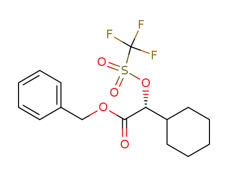 benzyl (R)-2-cyclohexyl-2-(trifluoromethylsulfonyloxy)acetate