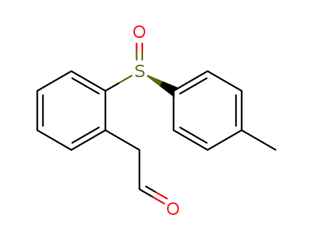 Molecular Structure of 794525-98-7 (Benzeneacetaldehyde, 2-[(S)-(4-methylphenyl)sulfinyl]-)