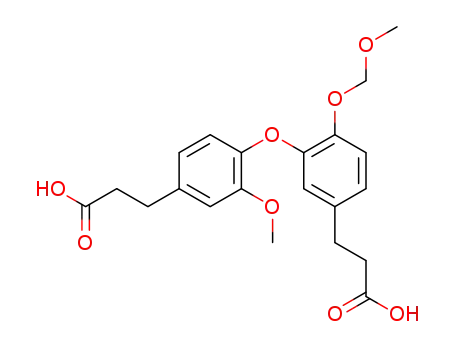 3-[4-(5-(2-carboxyethyl)-2-(methoxymethoxy)phenoxy)-3-methoxyphenyl]propanoic acid