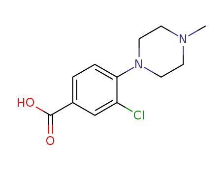 3-클로로-4-(4-메틸-1-피페라지닐)벤조산