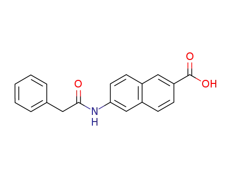 Molecular Structure of 591218-06-3 (2-Naphthalenecarboxylic acid, 6-[(phenylacetyl)amino]-)