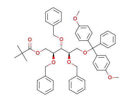 2,3,4-tri-O-benzyl-5-O-(4,4'-dimethoxytrityl)-1-O-pivaloyl-D-ribitol