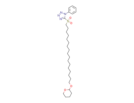 1-phenyl-5-[17-(tetrahydropyran-2-yloxy)heptadecane-1-sulfonyl]-1H-tetrazole