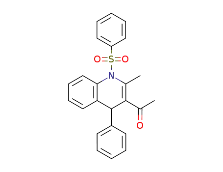 Ethanone,
1-[1,4-dihydro-2-methyl-4-phenyl-1-(phenylsulfonyl)-3-quinolinyl]-