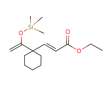 ethyl 3-[1-(1-trimethylsilanyloxyvinyl)cyclohexyl]acrylate