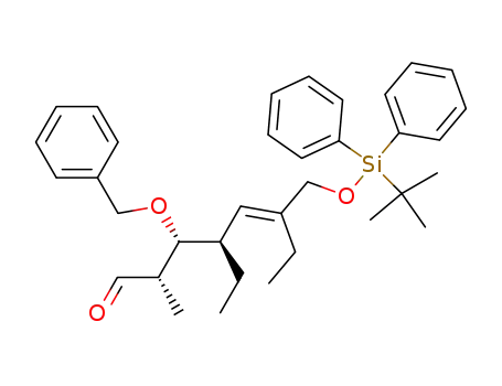 (E)-(2S,3R,4R)-3-Benzyloxy-6-(tert-butyl-diphenyl-silanyloxymethyl)-4-ethyl-2-methyl-oct-5-enal