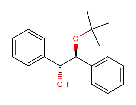 Molecular Structure of 866457-05-8 ((1R,2S)-2-(1,1-dimethylethoxy)-1,2-diphenylethanol)