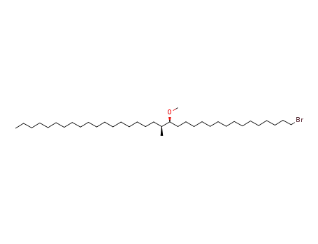 Molecular Structure of 934503-46-5 ((16S,17S)-1-bromo-16-methoxy-17-methylpentatriacontane)