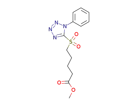 Pentanoic acid, 5-[(1-phenyl-1H-tetrazol-5-yl)sulfonyl]-, methyl ester