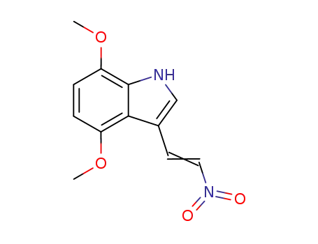 4,7-dimethoxy-3-(2-nitro-vinyl)-1<i>H</i>-indole