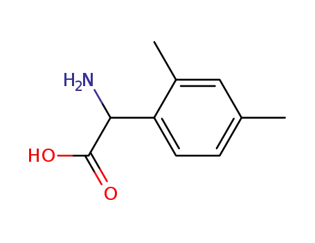Molecular Structure of 299168-20-0 (AMINO-(2,4-DIMETHYL-PHENYL)-ACETIC ACID)