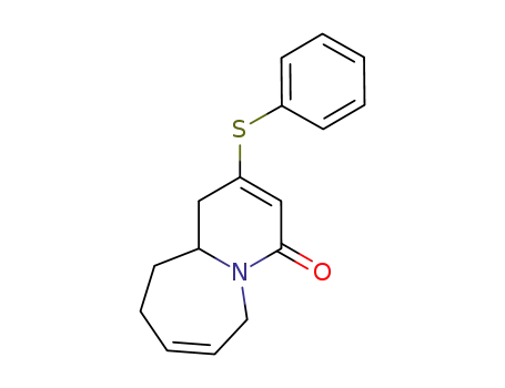 2-(phenylthio)-1,6,9,10,10a-pentahydropyrido[1,2-a]azepin-4-one