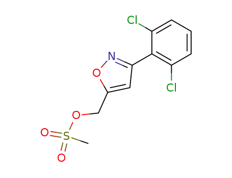 methanesulfonic acid 3-(2,6-dichloro-phenyl)-isoxazol-5-ylmethyl ester