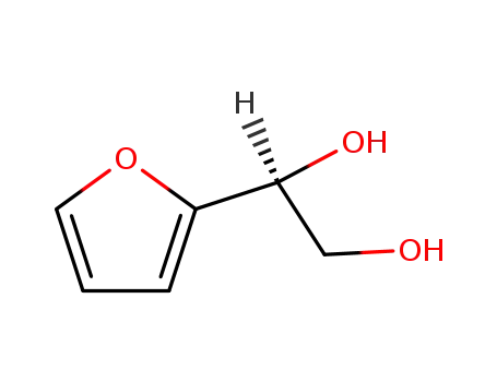 Molecular Structure of 61243-05-8 (1,2-Ethanediol, 1-(2-furanyl)-, (1S)-)