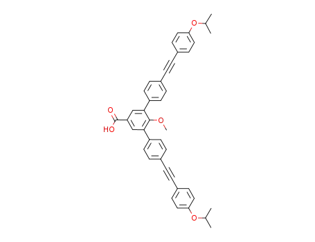 3,5-di[4-(4-isopropoxyphenylethynyl)phenyl]-4-methoxybenzoic acid