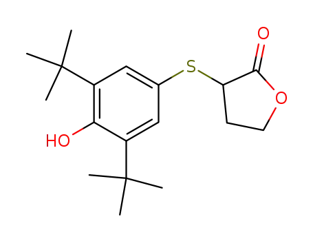 α-(3,5-di-tert-butyl-4-hydroxyphenylthio)-γ-butyrolactone