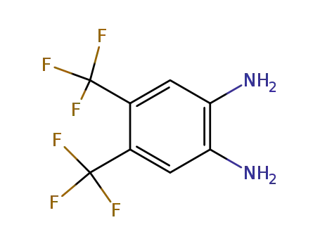 Molecular Structure of 30454-92-3 (1,2-Benzenediamine, 4,5-bis(trifluoromethyl)-)