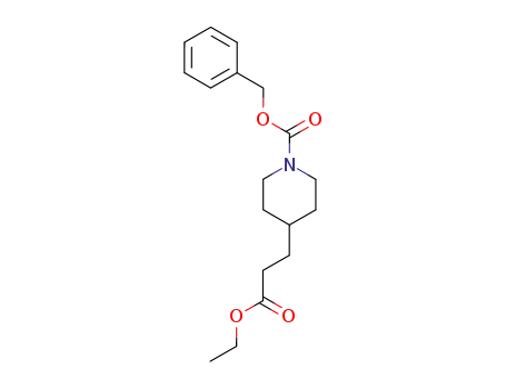 ethyl 1-[(phenylmethoxy)carbonyl]-4-piperidinepropanoate