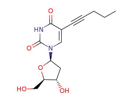 2'-deoxy-5-(1-pentynyl)uridine