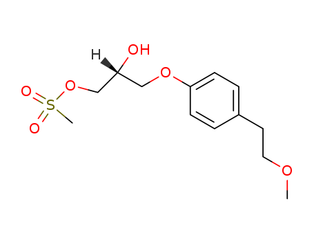 1,2-Propanediol, 3-[4-(2-methoxyethyl)phenoxy]-, 1-methanesulfonate,(R)-