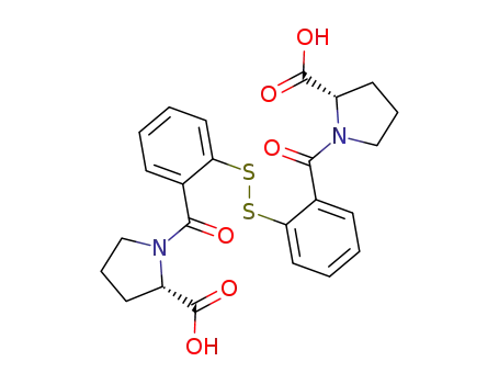 [S-(R*,R*)]-1,1'-[Dithiobis(2,1-phenylenecarbonyl)]bis-1H-pyrrolidine-2-carboxylic acid