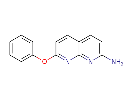 Molecular Structure of 107739-06-0 (2-amino-7-phenoxy-1,8-naphthyridine)