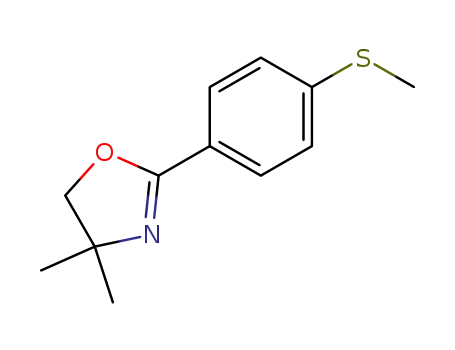 Molecular Structure of 109660-09-5 (2-(4-methylthiophenyl)-4,4-dimethyloxazoline)