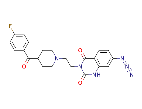 Molecular Structure of 95653-71-7 (7-azidoketanserin)