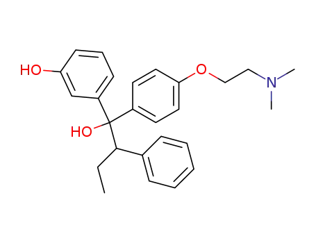 1-[4'-(2-dimethylaminoethoxy)phenyl]-1-(3'-hydroxyphenyl)2-phenyl-n-butan-1-ol