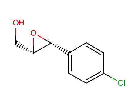 Molecular Structure of 171865-24-0 ([(2S,3R)-3-(4-chlorophenyl)oxiran-2-yl]methanol)