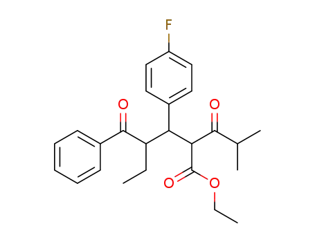 γ-Ethyl-β-(4-fluorophenyl)-α-(2-methyl-1-oxopropyl)-Δ-oxobenzenepentanoic acid, ethyl ester