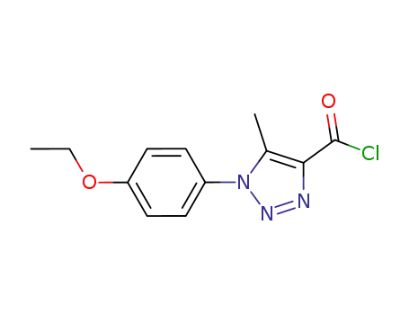 1H-1,2,3-Triazole-4-carbonyl chloride, 1-(4-ethoxyphenyl)-5-methyl-