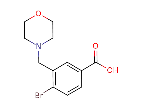 4-bromo-3-(4-morpholinylmethyl) benzoic acid