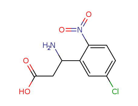 3-AMINO-3-(5-CHLORO-2-NITRO-PHENYL)-PROPANOIC ACID