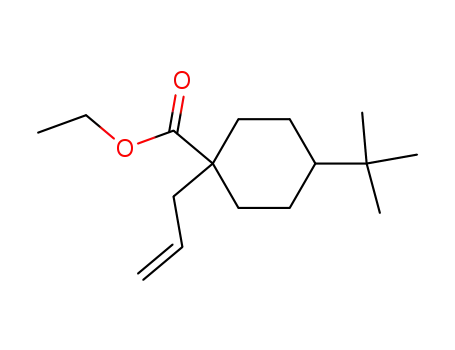 ethyl 1-allyl-4-t-butylcyclohexylcarboxylate