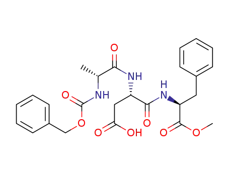 Molecular Structure of 104055-08-5 (N-benzyloxycarbonyl-D-alanyl-α-L-aspartyl-L-phenylalanine methyl ester)