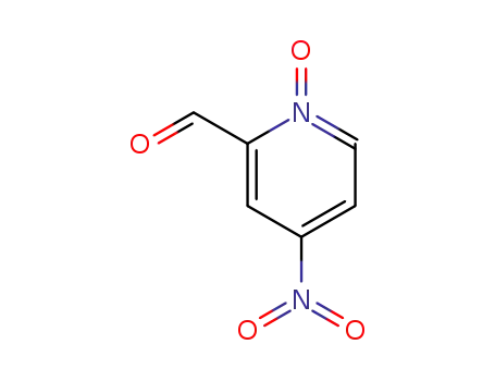 Molecular Structure of 65227-58-9 (4-Nitro-2-formylpyridine N-oxide)