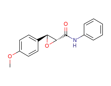 Molecular Structure of 195874-72-7 ((2R,3S)-3-(4-methoxyphenyl)-2,3-epoxy-N-phenylpropionamide)