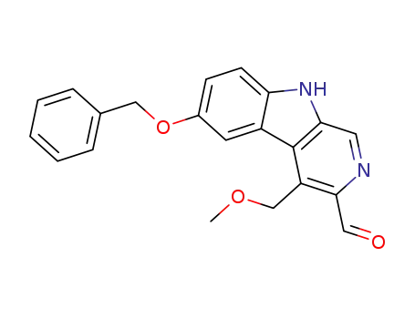 6-benzyloxy-4-methoxymethyl-β-carboline-3-carbaldehyde