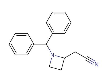 2-(1-benzhydrylazetidin-2-yl)acetonitrile