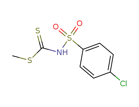 Carbamodithioic acid, [(4-chlorophenyl)sulfonyl]-, methyl ester