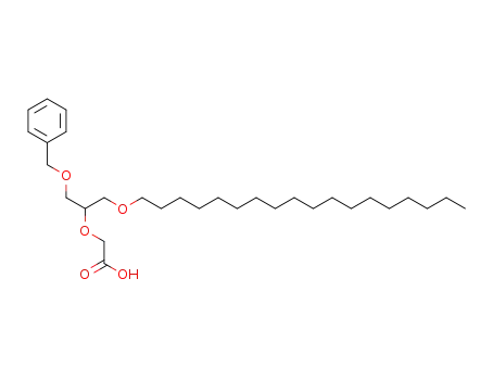 1-benzyloxymethyl-2-octadecyloxyethoxyacetic acid