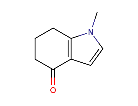 Molecular Structure of 51471-08-0 (6,7-dihydro-1-Methyl-1H-indol-4(5H)-one)