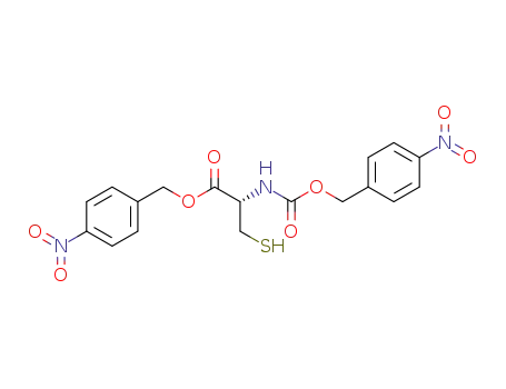 D-Cysteine, N-[[(4-nitrophenyl)methoxy]carbonyl]-, (4-nitrophenyl)methyl
ester