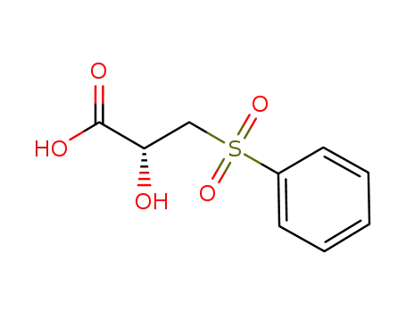 Propanoic acid, 2-hydroxy-3-(phenylsulfonyl)-, (R)-