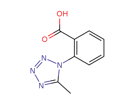 Molecular Structure of 72470-51-0 (2-(5-methyl-1H-tetraazol-1-yl)benzoic acid)