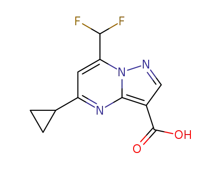 5-Cyclopropyl-7-(difluoromethyl)pyrazolo[1,5-a]pyrimidine-3-carboxylic acid