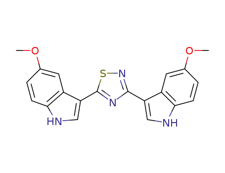 3,5-bis(5-methoxy-1H-indole-3-yl)-1,2,4-thiadiazole