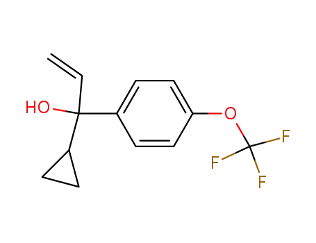 1-cyclopropyl-1-(4-trifluoromethoxyphenyl)-2-propen-1-ol
